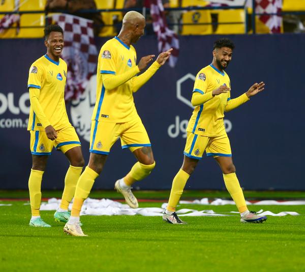 النصر يرد اعتباره امام الفيصلي برباعية نظيفة