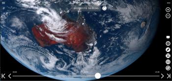 خطر تسونامي يتلاشى وأضرار جسيمة في تونغا بعد ثوران بركاني
