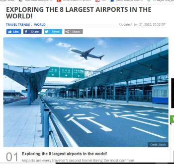 «تايمز أوف إنديا» تختار «الملك فهد» لتصدر قائمة أكبر مطارات العالم