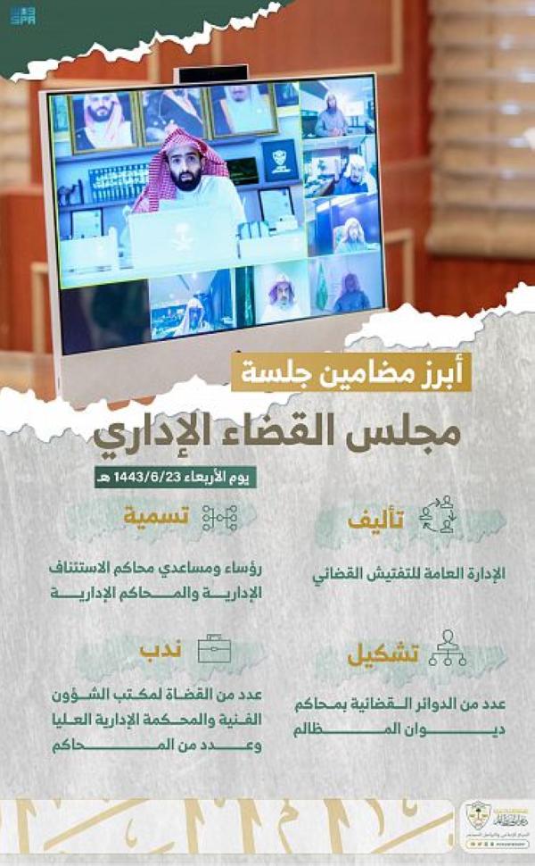 مجلس القضاء الإداري يقر عددًا من القرارات