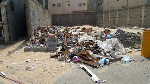 رفع 230مترًا مكعبًا من مخلفات البناء في «طلعة التمياط»