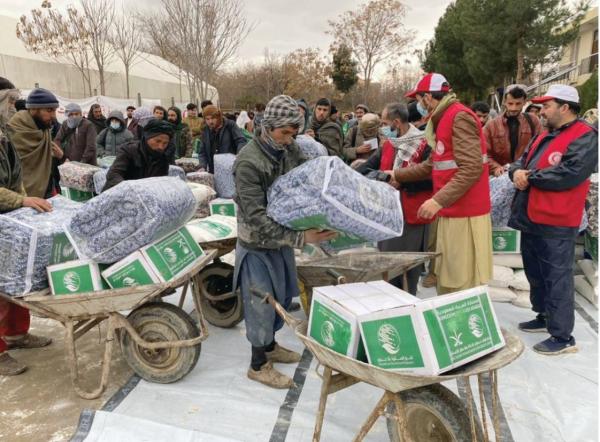 250 طن مساعدات لـ2000 أسرة أفغانية