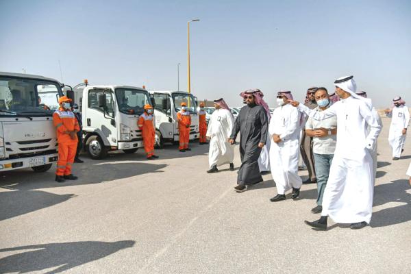 «البرتقالي».. لون المشروع الجديد لـ«نظافة الجفر»