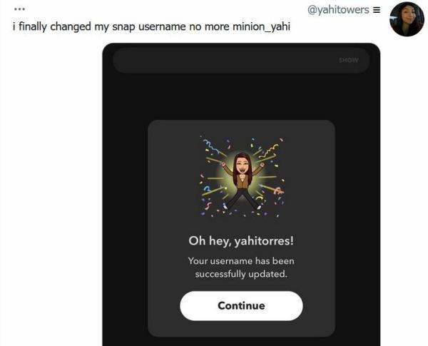 سناب شات يتيح تغيير اسم المستخدم اليوم