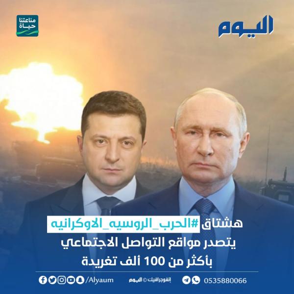'الحرب الروسية الأوكرانية' يتصدر الترند 