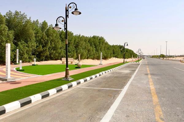 إنجاز أعمال ممرات رياضة المشي في يكرب وصلاصل