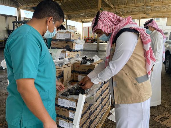 ضبط 3 طن من العنب الفاسدة قبل توزيعها بالدمام