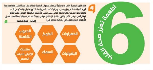 6 أطعمة تعزز صحة القلب