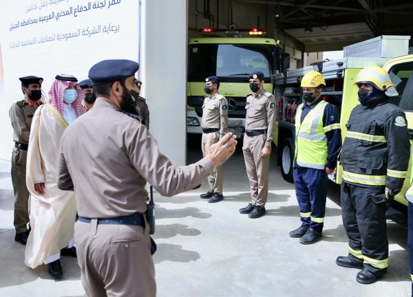 مقر لجنة «الدفاع المدني» الفرعية بالجبيل
