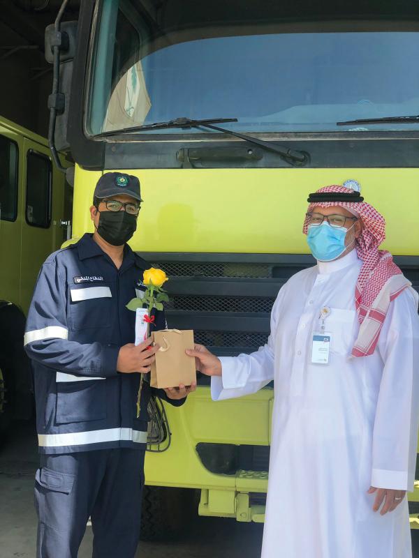 خدمات ذوي الإعاقة بالقطيف تحتفل بعالمي الدفاع المدني