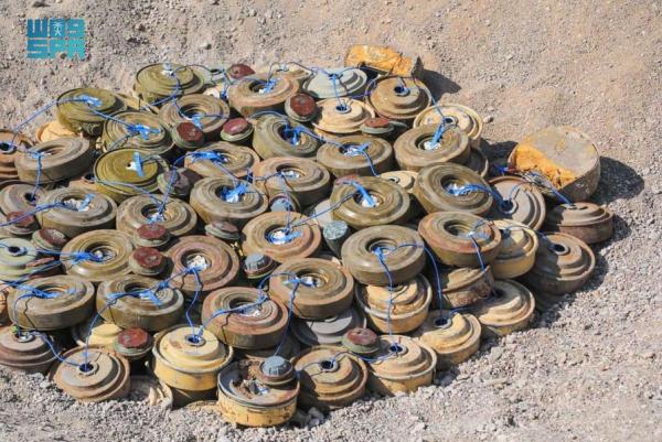 «مسام» يطهر أراضي اليمن من 1352 لغما حوثيا
