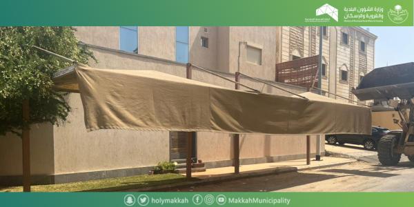 إزالة 30 طن من مخلفات التشوه البصري بمكة