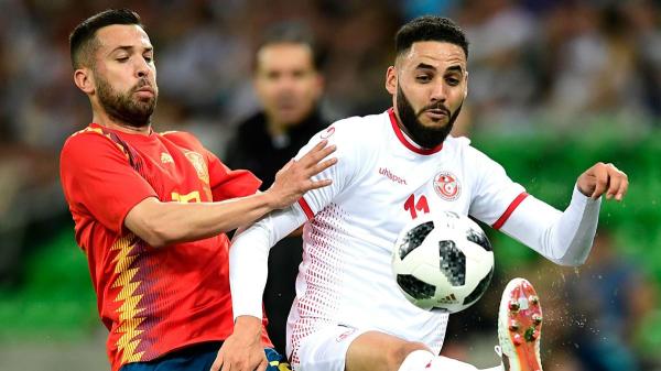 المنتخب التونسي يفتقد خدمات لاعبيه الخزري وبرون بداعي الإصابة