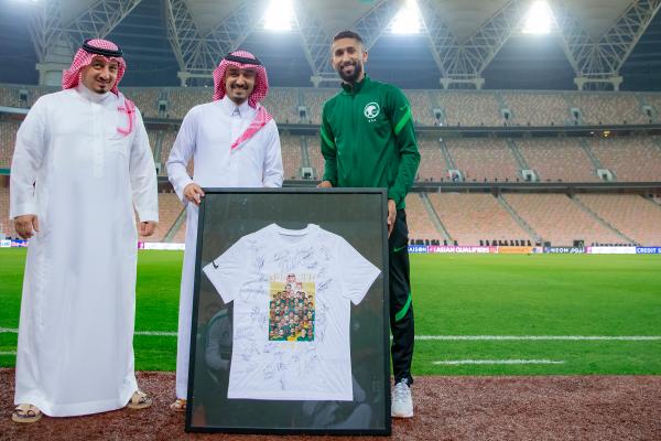 الفيصل يحفز نجوم الأخضر قبل موقعة أستراليا