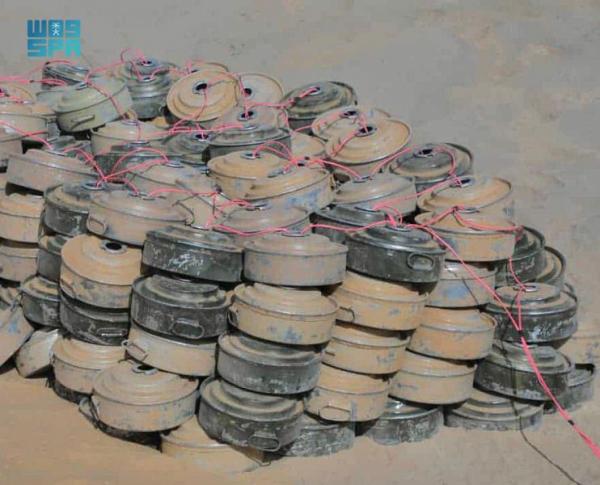«مسام» ينتزع 1353 لغمًا في اليمن خلال أسبوع