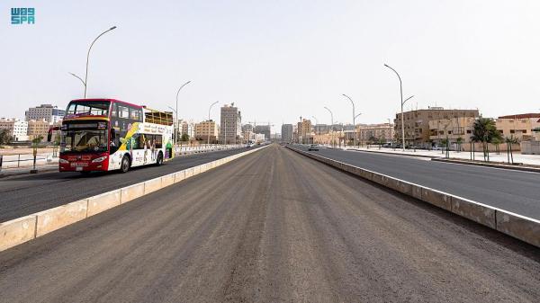 إنجاز 80% من مشروع «جادة أحد» بالمدينة المنورة