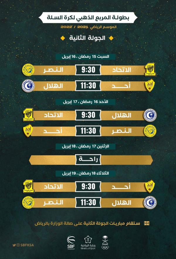 بطولة المربع الذهبي تنطلق غدا بالمدينة