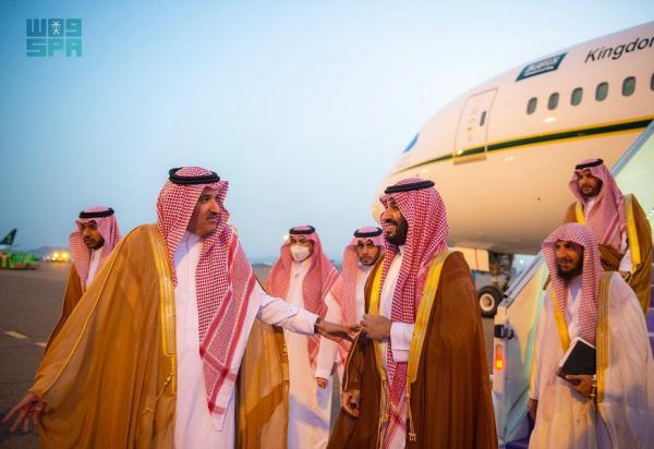 ولي العهد يصل للمدينة المنورة