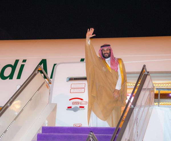 ولي العهد يُغادر المدينة المنورة