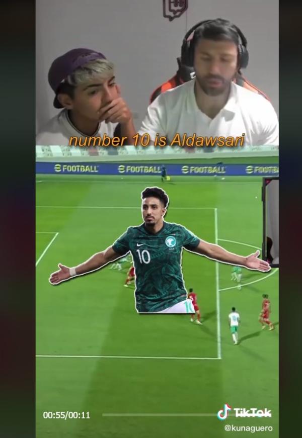 أغويرو: احذروا سالم الدوسري!!