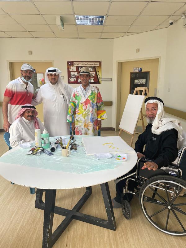 نزلاء «سعادة» يحتفون بالقرقيعان