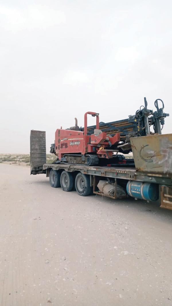 حفر «خندقي» لإنارة المدخل الشمالي في بقيق