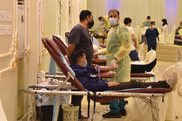 584 متبرعا بالدم في حملة «بجودك أحيا 5»