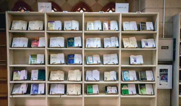 ركن خاص لـ«الاعتكاف» بمكتبة المسجد النبوي