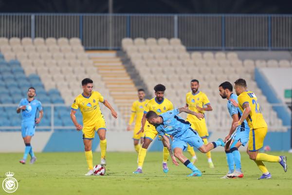 النصر يهزم بني ياس بـ20 لاعبا