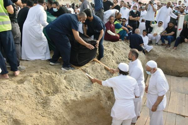 تشييع جثامين ضحايا «حريق صفوى»