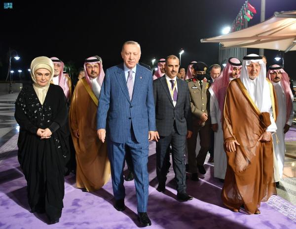أمير مكة يستقبل الرئيس التركي بجدة