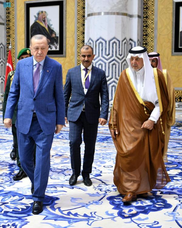 أمير مكة يستقبل الرئيس التركي بجدة