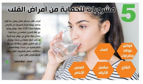 5 مشروبات للحماية من أمراض القلب