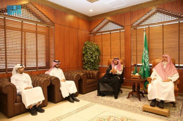مفتي المملكة يستقبل رئيس الجامعة الإسلامية
