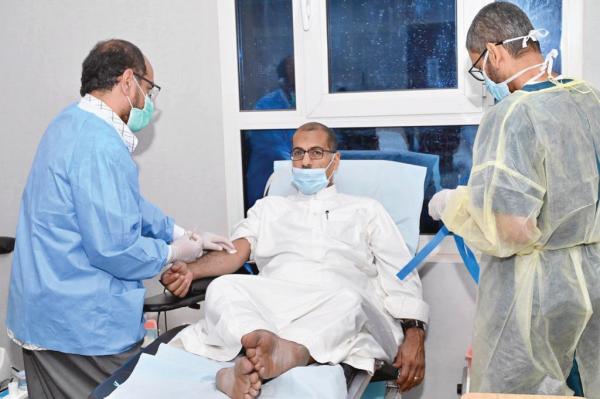592 متبرعا بالدم في الأحساء
