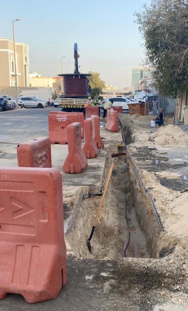 ضبط مقاولين يحفران دون تصريح