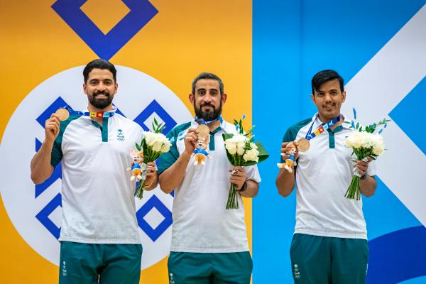 32 ميدالية رصيد السعودية في خليجية الكويت