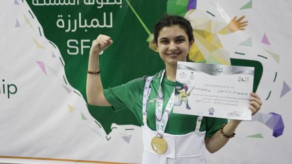 6 ذهبيات لسيدات بطولة المملكة للمبارزة  