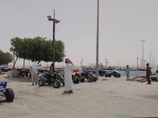 حجز 155 دراجة برية
بـ «نصف القمر»