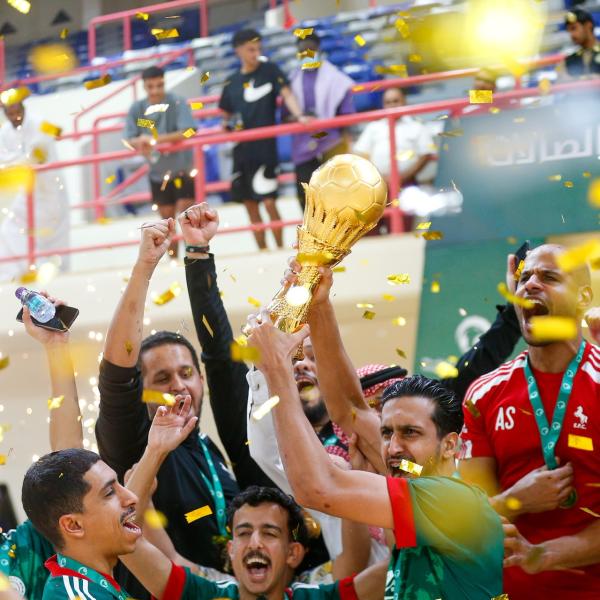 الاتفاق بطلا لدوري الصالات