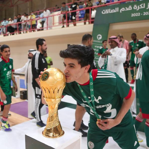 الاتفاق بطلا لدوري الصالات