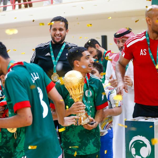 الاتفاق بطلا لدوري الصالات