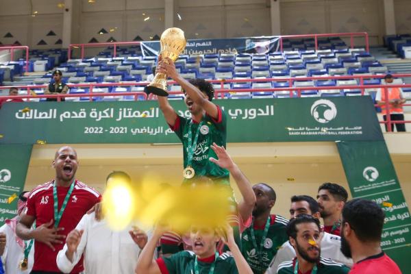 الاتفاق بطلا لدوري الصالات