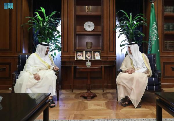 'الجبير' يستقبل سفير البحرين لدى المملكة المعين حديثاً