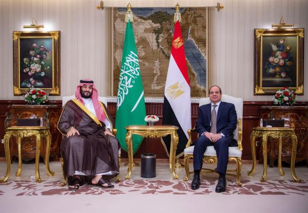 ولي العهد يصل العاصمة المصرية القاهرة
