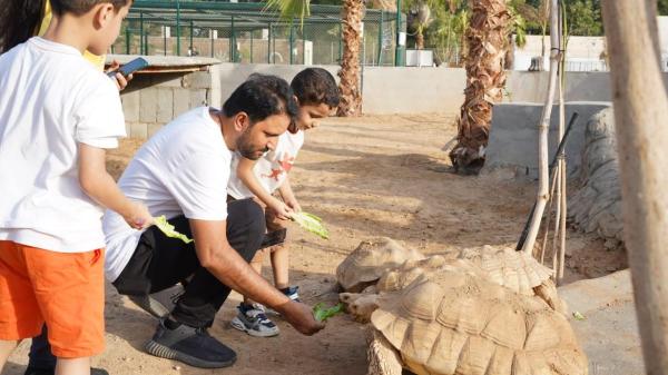 أضخم سلاحف العالم تبهر زوار 'جدة جنغل'