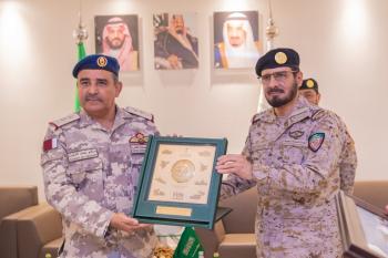 قائد القوات المشتركة يستقبل رئيس أركان القوات المسلحة القطرية