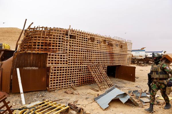 ضبط أضخم مستودع لعتاد داعش جنوبي الموصل 