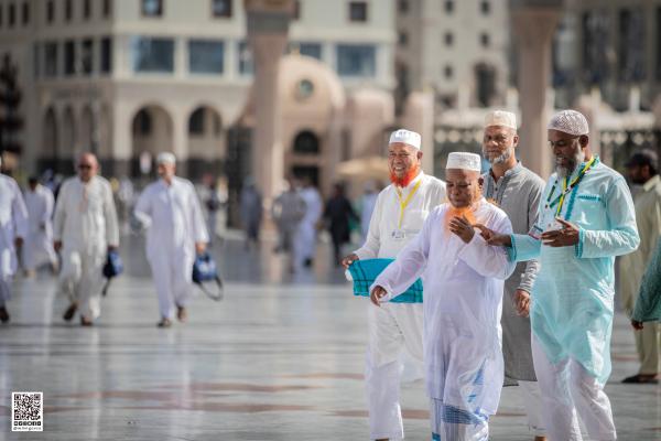 وصول 282 ألفا إلى المدينة المنورة