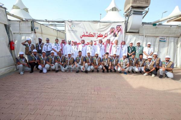 وكيل وزارة الرياضة يتفقد المركز الكشفي لخدمة الحجاج